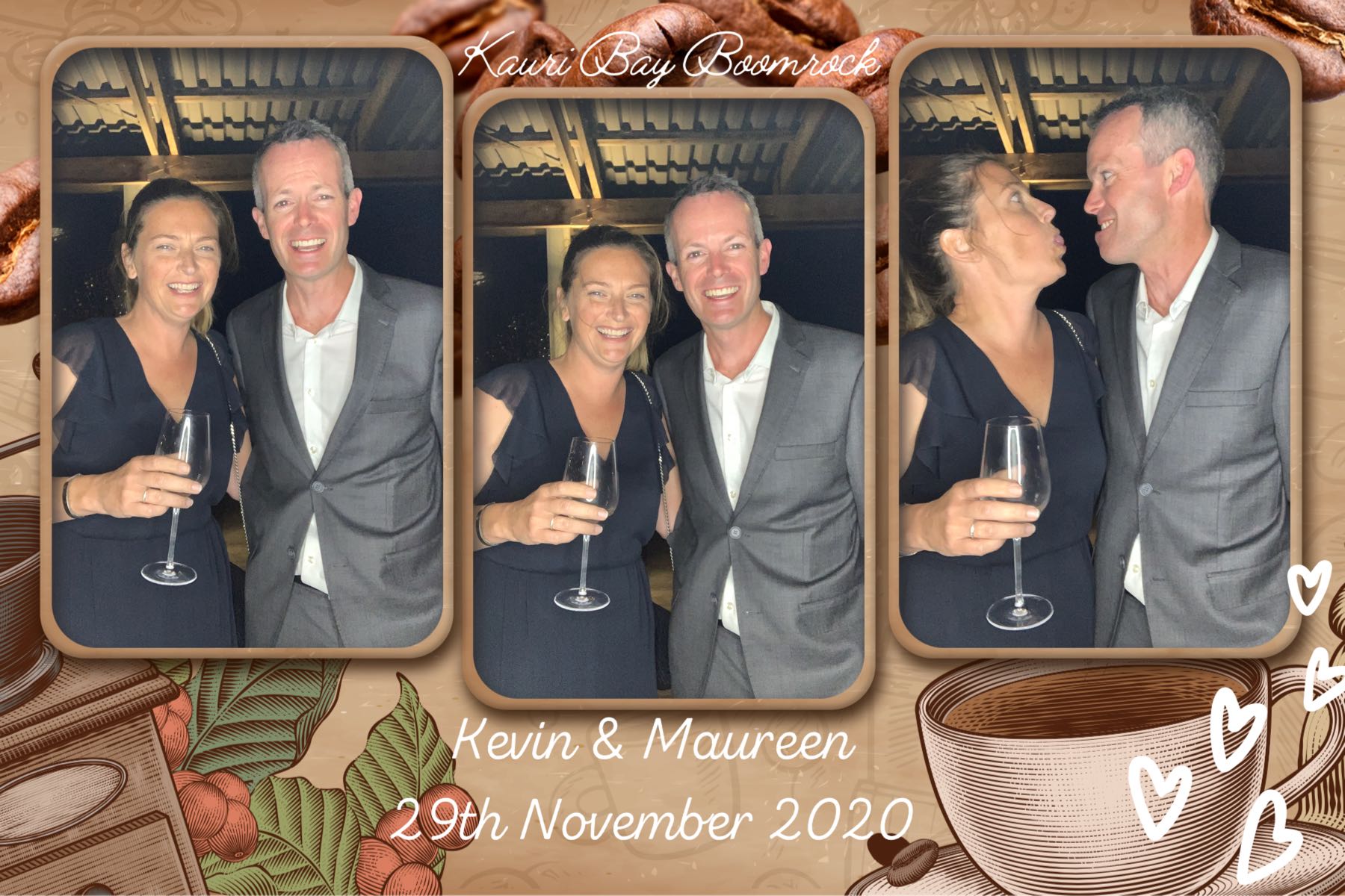 Maureen & Kevin's wedding | View more photos from the event at gallery.photobooth.co.nz/u/SelfieCentral/Maureen-Kevins-wedding